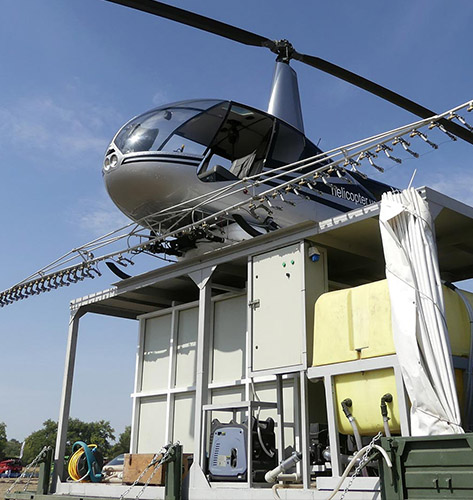 Waco Helicopter Ice Melt