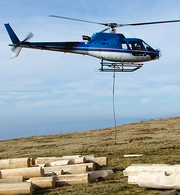 Waco Helicopter Log Lift