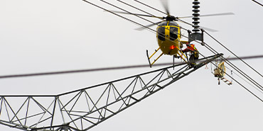 Waco Helicopter Transmission Line Maintenance