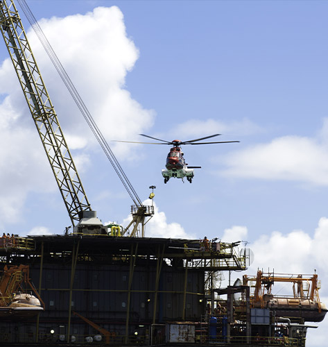 Waco Helicopter Oil Rig