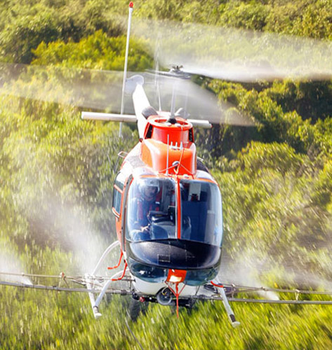 Waco Helicopter Wet and Dry Spreading